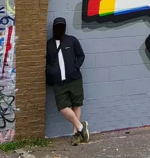 Aches beside a mural